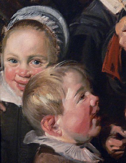 Frans Hals The Rommel-Pot Player. Detail